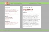 OVERVIEW LESSON 2.2 BIG IDEA Digestion SUMMARYioer.ilsharedlearning.org/ContentDocs/0e72182c-8480-47fa-b39c-f25e6e9a... · Lesson 2.2 Instructor Guide UNIT 2: NUTRITION & FITNESS