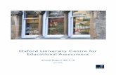 Oxford University Centre for Educational Assessmentoucea.education.ox.ac.uk/wordpress/wp-content/uploads/2016/08/WEB... · Oxford University Centre for Educational Assessment Foreword