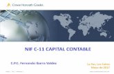 NIF C-11 CAPITAL CONTABLE - imcpbcs.org.mximcpbcs.org.mx/wp-content/uploads/2017/03/4-NIF-C-11-Capital-contable... · El objetivo de esta Norma de Información Financiera (NIF) es