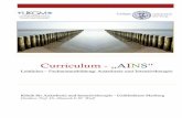 Curriculum - „AINS“ - ukgm.de · Curriculum - „AINS“ Leitfaden – Facharztausbildung: Anästhesie und Intensivtherapie Klinik für Anästhesie und Intensivtherapie - Uniklinikum