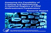 Assessing the Feasibility of Creating and Maintaining A ... · Assessing the Feasibility of Creating and Maintaining a National Registry of Child Maltreatment Perpetrators 2 This