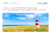 Aus- und Weiterbildung im Qualitätsmanagement 2018 · Aus- und Weiterbildung im Qualitätsmanagement 2018 Leuchtturm List Ost, Sylt, Deutschland