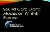 Winlink Sound Card Modes - commacademy.org · VARA HF Similar modem interface as other HF digital modes. Open a Vara session, then select Settings and Vara TNC Setup. If Vara is not