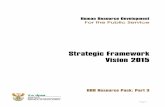 Strategic Framework text - the dpsa Strategic Framework.pdf · Strategy for the Public Service (2002-2006), and, based upon its findings, a new Strategic Framework was formulated