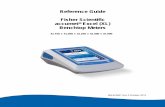 Reference Guide Fisher Scientific accumet Excel (XL ... · 1 Reference Guide Fisher Scientific accumet® Excel (XL) Benchtop Meters . XL150 XL200 XL250 XL500 XL600 . 68X623601 Rev