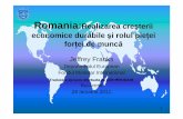 Prezentare FMI 26 ianuarie 2011 - csnmeridian.ro FMI 26 ianuarie 2011.pdf · Romania: Realizarea cre şterii economice durabile şi rolul pie Ńei for Ńei de munc ă Jeffrey Franks