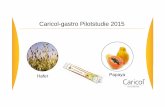 Caricol-gastroPilotstudie 2015 · 29.06.2015 · Avenanthramid B vor und nach der Aufbereitung 0 500 1000 1500 2000 Oatmeal before preparation papaya-oatmeal preparation 894 1849