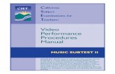 Video Performance Procedures Manual - ctcexams.nesinc.com · Approximately three weeks prior to the submission deadline, a Video Performance Procedures Manual and accompanying submission
