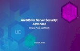 ArcGIS for Server Security: Advanced - Recent Proceedingsproceedings.esri.com/library/userconf/proc16/tech-workshops/tw_2043-56.pdf · • portalScan.pyis a script in the Portal installation