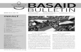 BASAID 2012_1.pdf · dem Referat von Herrn Silvio Gabriel, ehemaliger Leiter von Ma-laria Initiative Novartis, mit dem Titel: Der Weg zur Eliminierung von Malaria •Bericht über