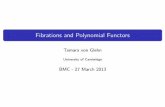 Fibrations and Polynomial Functors - University of Sheffieldmaths.dept.shef.ac.uk/maths/seminar_slides/seminar_1965.pdf · Polynomial Functors Examples: TheidentityfunctorB/A →B/A