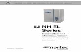 NH-EL Series - condair.com · NH-EL humidifiers are packaged in three different cabinets depending on capacity. Figure 3: NH-EL Sizes shows the configuration and relative size of