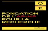 FONDATION DE L’AP-HP POUR LA RECHERCHEfondationrechercheaphp.fr/wp-content/uploads/2017/07/AP-HP-GUIDE... · soumise à la grille salariale de l'AP-HP, ce qui permet plus de souplesse