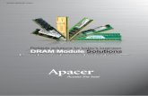 Reliable solutions for today's business. DRAM Module Solutionsenews.apacer.com/2007_03/chinese/fun2.pdf · Reliable solutions for today's business. DRAM Module Solutions Overclocking