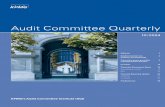 Audit Committee Quarterly · Fraud fordert den Aufsichtsrat demzufolge in besonderer Weise. Bei geschäftsschädigenden Handlungen in der Ausführungsebene und auf der Ebene des mittle-