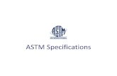 ASTM Specifications - ce.memphis.edu Specifications.pdf · ASTM C 33 Standard Specification for Concrete Aggregates Standard Test Method ‐instructions for performing one or more