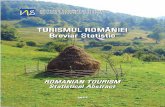 TURISMUL ROMÂNIEI Breviar Statistic - insse.ro · religious art objects, museums and museum collections, beautiful and original ethnographical and folklore elements and actual prestigious