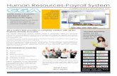 Human Resources-Payroll System - cgyasc.com · Human Resources-Payroll System The Human Resources System Castillo Garza y Asociados offers an accurate calculation of earnings and