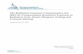 The Radiation Exposure Compensation Act (RECA ... The Radiation Exposure Compensation Act (RECA) Congressional