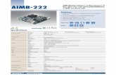 AIMB-222 - Advantechdownloadt.advantech.com/ProductFile/PIS/AIMB-222/Product - Datasheet... · Startup manual 1 Driver CD 1 I/O View Optional Accessories Part Number Description 1700003195