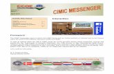 CIMIC Messenger - Interaction · workshop was very informative. It provided a good basis for understanding recent CIMIC initiatives and broadened perspectives on current issues such
