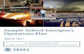 Sample School Emergency Operations Plan - cdpsdocs.state.co.us Federal... · emergency management and incident response activities. Springfield School fosters preparedness at all