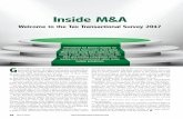 Welcome to the Tax Transactional Survey 2017 - wts.comwts.com/wts.de/publications/fachbeitraege/2017/201703_inside-ma.pdf · transactional feature looks at the global M&A market during