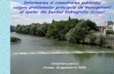 Informare ... Repository/Directive Europene/PLAN... · Poluarea apelor cauzata de activitatile agricole. 15 3.a). Poluarea chimic ă rezultă din deversarea în ape a diverşilor