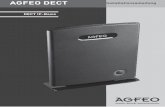 AGFEO DECT Installationsanleitung DECT IP-Basis · Gebrauchsbestimmungen Die AGFEO DECT IP-Basis ist zum Betrieb an einer AGFEO TK-Anlage mit einem Firmwarestand 8.5 oder höher in
