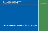 1. ConstruCţii Civile - ProIDEA · Preţurile produselor noastre sunt afişate în lista de preţuri valabilă. Furnizorul şi clientul pot încheia acorduri speciale privind preţurile