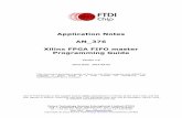 Xilinx FPGA FIFO master Programming Guide - ftdichip.com Xilinx FPGA... · This document explains how to program a Xilinx FPGA(Spartan-6 FPGA SP601 Evaluation Kit and Virtex-6 LX240T