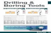 Drilling & Boring Tools - titman.co.uk 24 Drilling and Boring Tools.pdf · 116 Boring Tools TCT Lip and Spur Drills (Right Hand) For use in plunge routers and drilling machines. Use
