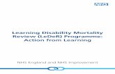 Learning Disability Mortality Review (LeDeR) Programme ... · The Learning Disability Mortality Review (LeDeR) programme was commissioned to improve the standard and quality of care