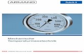 Mechanische Temperaturmesstechnik - manometer-thermometer.de · Bimetall-Thermometer nach DIN EN 13 190 sind Zeigerthermometer, die durch spiral- oder wendelförmige Bimetallstreifen