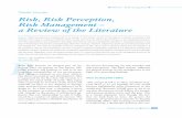 Risk, Risk Perception, Risk Management – a Review of the ... · Risk, Risk Perception, Risk Management – a Review of the Literature Summary: Risks have become an integral part