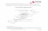 Consortium Agreement - ffg.at · consortium agreement for a concrete project. This sample agreement does not constitute a recommendation to use this text as a consortium agreement