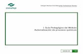 I. Guía Pedagógica del Módulo Automatización de procesos ... · AUQU-02 3/69 Guía Pedagógica y de Evaluación del Módulo: Automatización de procesos químicos 1. Descripción