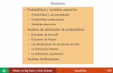 Probabilidad y variables aleatorias Modelos de ... · Probabilidad condicionada Variables aleatorias Modelos de distribución de probabilidad El proceso de Bernoulli El proceso de