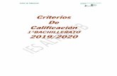 Criterios De Calificación - iesalyanub.esiesalyanub.es/IMG/pdf/CRITERIOS_CALIFICACION_1o_BACH.pdf · puntos, de forma que la nota final de la materia en la convocatoria extraordinaria