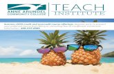 Summer 2019 credit and noncredit course offerings ... · PDF filePrerequisite: ENG 111 or ENG 115 or ENG 121. May 28-July 3 870 Online, see pages 50-51. Online EDU 210 Teaching the