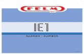 Cataloghi ALLUMINIO EF1 - felm.itfelm.it/wp-content/uploads/2018/02/Cataloghi-Alluminio-IE1.pdf · srl srl IE1 1 SPECIFICHE TECNICHE 2 POLI TECHNICAL SPECIFICATION 2 POLE Motor Type