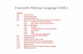 Extensible Markup Language (XML) - Ostravská univerzitahunka/vyuka/TechInter/ti_6/XML_06.pdf · 1 Extensible Markup Language (XML) Outline 6.1 Introduction 6.2 Structuring Data 6.3