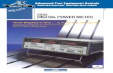 .2533 DIGITAL POWER METER - atecorp.com · YOKOGAWA HOKUSHIN ELECTRIC Bulletin 2500C Advanced Test Equipment Rentals 800-404-ATEC (2832) ® Established 1981. Precision Measurement