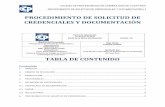 PROCEDIMIENTO DE SOLICITUD DE CREDENCIALES Y … · procedimiento de solicitud de credenciales y documentaciÓn| 9 3) En caso de reposición de certificado de incorporación la persona