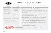 The Pink Panther - kaiserelementary.org · The Pink Panther Newsletter Page 2 of 3 ~Celeste Stanley,PTA President Dear Kaiser Families, Welcome back! Thank you for supporting our