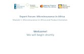 MICROINSURANCE AS A NATURAL DISASTER MANAGEMENT TOOL · 03.03.2016 · Michael J. McCord President MicroInsurance Centre. THE LANDSCAPE OF MICROINSURANCE IN AFRICA World Map of Microinsurance