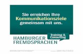 Hamburger Training & Consulting oHG Telefon: 040 - 41 35 ... · Callan Methode Englisch schnell lernen und sofort anwenden . Hamburger Training & Consulting oHG Telefon: 040 - 41