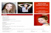 PAULINA HOBRATSCHK - talent-scout.eu · Talent-Scout Jelka Niebling/Gielnik Schauspielmanagement Management International Tel.: 0171 / 48 61 200 info@talent-scout.eu