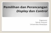 Pemilihan dan Perancangan Display dan Controldewihardiningtyas.lecture.ub.ac.id/files/2012/07/Ergo-Display-Control.pdf · Perancangan Quantitative Visual Display Scale design : o