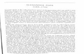 Alexander Pope Bio - winteredhs.weebly.com · ALEXANDER POPE 1688-1744 Alexander Pope is the only important writer of his generation who was solely a man of letters. Because he could